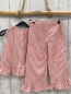 Preview: 2tlg Vertbaudet  Sommerbluse + Hose  Gr. 122  rot weiße Streifen Struktur 