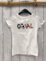 Preview: Manguun  T-Shirt  Gr. 110  weiß Fußballherz Schrift 