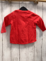 Preview: Esprit  Langarmshirt  Gr. 80  rot bunte Schrift 
