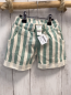 Preview: Alana  Shorts  Gr. 92  mint weiße Streifen