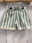 Preview: Alana  Shorts  Gr. 92  mint weiße Streifen