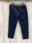 Preview: S´Oliver  Leggings Gr. 98  blau goldener Glitzerseitenstreifen + -bund 