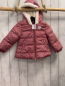 Preview: S´Oliver  Winterjacke  Gr. 92  altrosa silber Sterne Kapuze mit weißem Plüschbund + -futter 