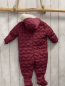 Preview: S´Oliver  Winteroverall Gr. 68  weinrot Herzen mit abtrennbaren Schuhe Kapuze mit Teddybund + -futter