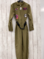 Preview:  Karnevalkostüm Gr. 128  oliv Overall Flugpilot 