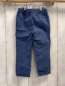 Preview: Boden  Hose  Gr. 98  blau grau kariert Gummizugbund mit orange Kordel 