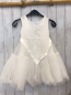 Preview:   Kleid  Gr. 116  weiß Tüllüberrock große schleife 