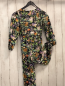 Preview: H&M  Jumpsuit  Gr. 122  grau Waldtiere Blumen blätter 