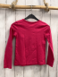 Preview: Okaidi  Langarmshirt  Gr. 128  rot silber Pailettenstern 