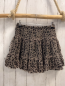 Preview: H&M Rock Gr. 128  grau schwarz Leoprint