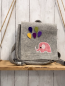 Preview: Schnippndip  Filzrucksack grau Elefant mit Ballons 