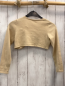 Preview: H&M  Strickjacke  Gr. 122  golden mit Glitzerpunkten 