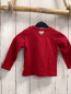 Preview: Steiff  Langarmshirt  Gr. 74  rot Bär auf Fahrrad 