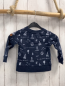 Preview: Ebbe  Sweatjacke  Gr. 74  blau weiße Bilder Marinemotive 