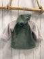 Preview: Kite  Teddyjacke  Gr. 80  oliv hellgrau Kapuze blauer Bund 