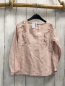 Preview:   Bluse  Gr. 128  rosa goldene Glitzerpunkte Rüschen 