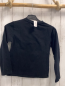 Preview: Zara  Langarmshirt  Gr. 134  schwarz beige Quadrat mit schwarzer Schrift 