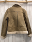 Preview: neu  Jacke  Gr. 164  sand Waschleder beige Teddybund + -futter 