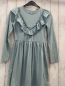 Preview: H&M  Kleid  Gr. 146  mint mit Glitzer Rüschen 