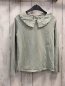 Preview: Next  Langarmshirt  Gr. 128  mint großer Kragen mit Lochstickerei 
