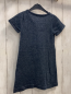 Preview:   Kleid  Gr. 116  blau mit bunten Glitzerpunkten Strick Schleife 