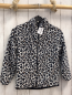 Preview: H&M  Fleecejacke  Gr. 122/128  weiß schwarz braun gemustert 