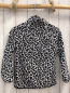 Preview: H&M  Fleecejacke  Gr. 122/128  weiß schwarz braun gemustert 