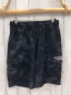 Preview:   Sportshorts Gr. 164/170  schwarz grau gemustert weiße Schrift 