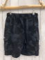 Preview:   Sportshorts Gr. 164/170  schwarz grau gemustert weiße Schrift 