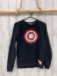 Preview: H&M Pullover  Gr. 134/140  schwarz Pailettenbild Captain Armerica 