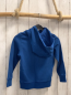 Preview: Diesel Pullover  Gr. 116  blau Kapuze schwarze Hand Stern + rote Schrift 