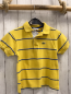 Preview: Lacoste  T-Shirt  Gr. 116  gelb blau weiße Streifen Polokragen 