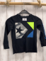 Preview: Converse  Langarmshirt  Gr. 104  schwarz bunter Druck