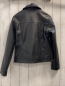Preview: Name it  Kunstlederjacke  Gr. 152  schwarz silber Reißverschlüsse 