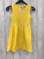 Preview:   Kleid  Gr. 116  gelb Blumenhäkelei 