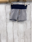 Preview: Bellybutton  Shorts  Gr. 62  grau blaue Streifen blauer Bund 