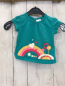 Preview: Roxy  T-Shirt  Gr. 68  türkis Regenbogen Herzen Vogel 