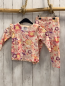 Preview: 2tlg Next  Langarmshirt + Leggings  Gr. 92  creme bunte Blumen 