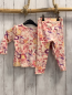 Preview: 2tlg Next  Langarmshirt + Leggings  Gr. 92  creme bunte Blumen 