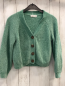 Preview: H&M  Strickjacke  Gr. 134  grün Rippen 