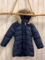 Preview: H&M  Winterjacke  Gr. 116  blau Kapuze mit Fellbund 