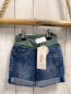 Preview: neu S´Oliver  Shorts  Gr. 80  blau Jeans Kakteen kiwi Bund 