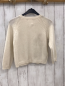 Preview: Mango  Strickjacke  Gr. 110  naturweiß Lochmuster 