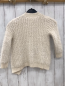 Preview: Dunes Stores  Strickjacke  Gr. 116  naturweiß flusig goldene Glitzerpunkte 