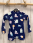 Preview:   UV-Schutzoverall Gr. 98  blau bunte Quadrate Kreise Rechtecke weiß Blumen 