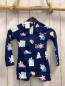 Preview:   UV-Schutzoverall Gr. 98  blau bunte Quadrate Kreise Rechtecke weiß Blumen 