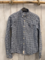 Preview: Abercrombie  Hemd  Gr. 158  petrol weiß kariert 
