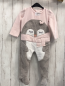 Preview: DP...aM Schlafanzug  Gr. 86  rosa Nicky Pinguin mit Schal 