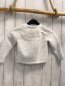 Preview: Okaidi Pullover  Gr. 92  weiß Strick flusig mit beige Streifen