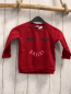 Preview: Name it  Pullover  Gr. 86  rot graue Augen rosa Schrift 